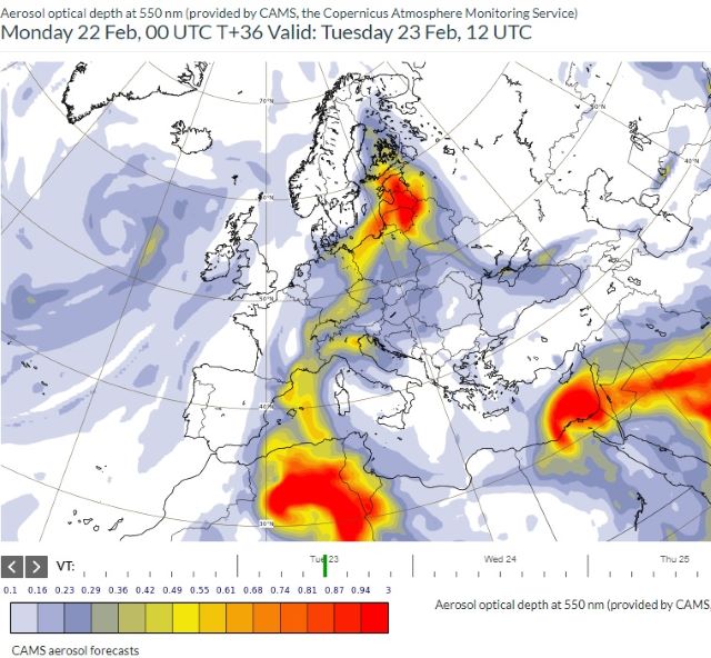 Gismeteo Dulkių Pliupsnis Is Sacharos Vėl Pasiekė Europa Naujienos Zinios